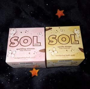 🆕Colourpop SOL Body Sparkling Mimosa & Vanilla Dream Bath Soaks